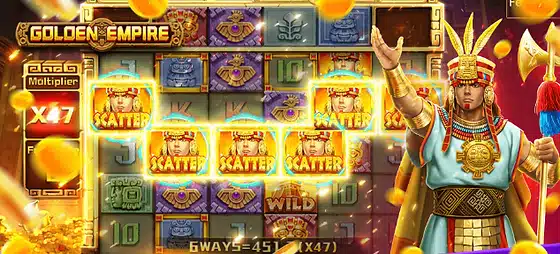 Golden Empire slot gameplay
